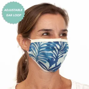 100% Cotton Face Mask in Blue