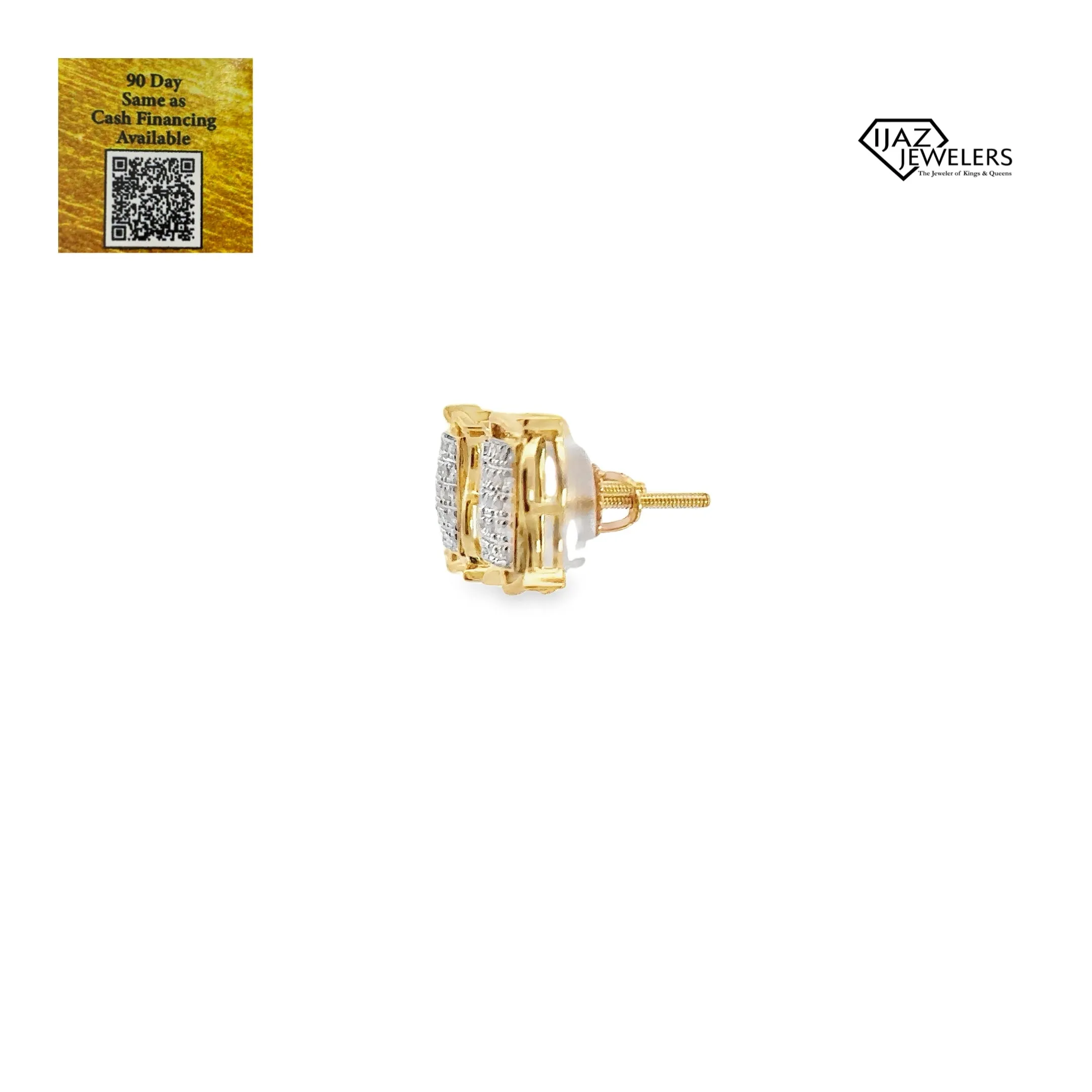 10K Gold 0.15 CTW Diamond Earrings