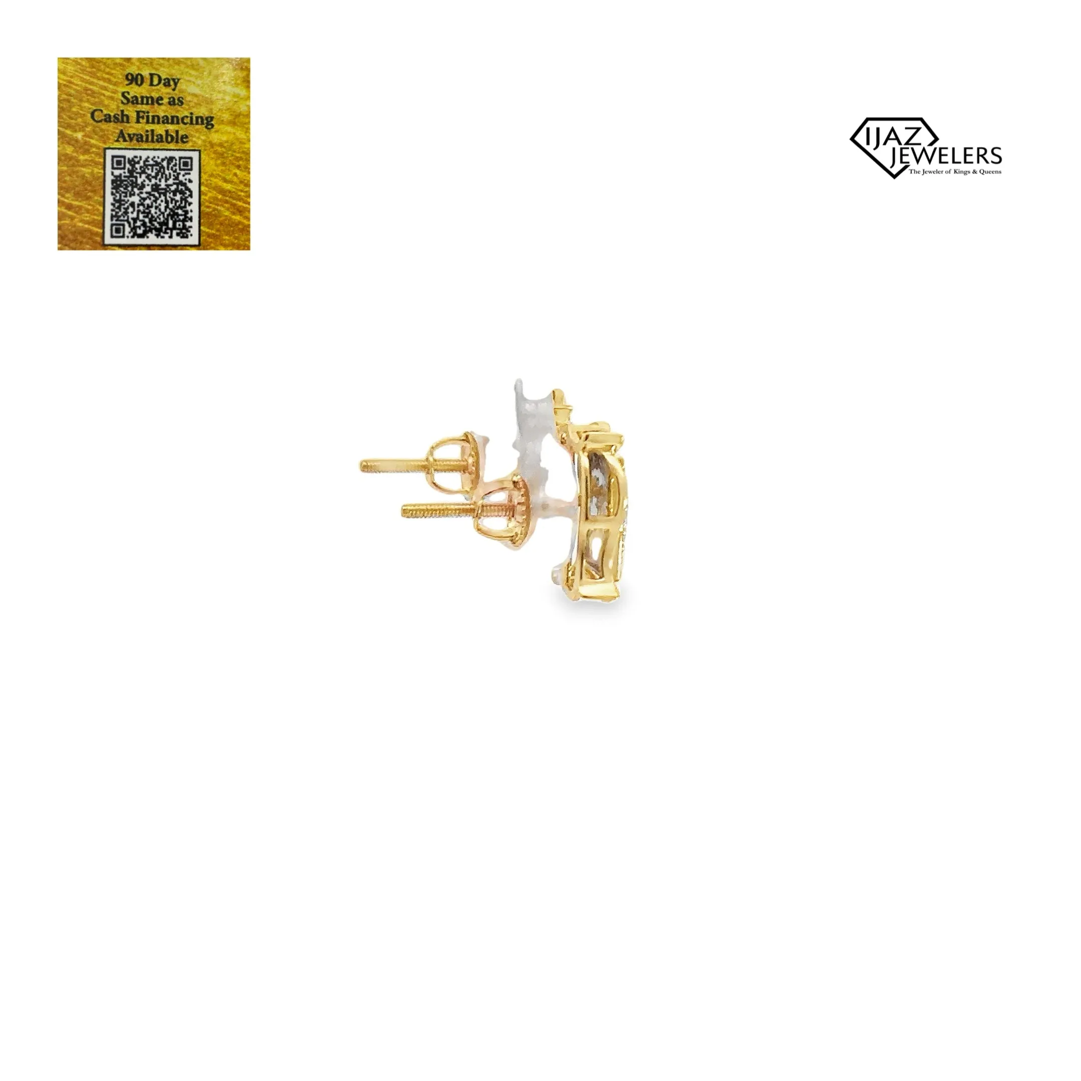 10K Gold 0.15 CTW Diamond Earrings