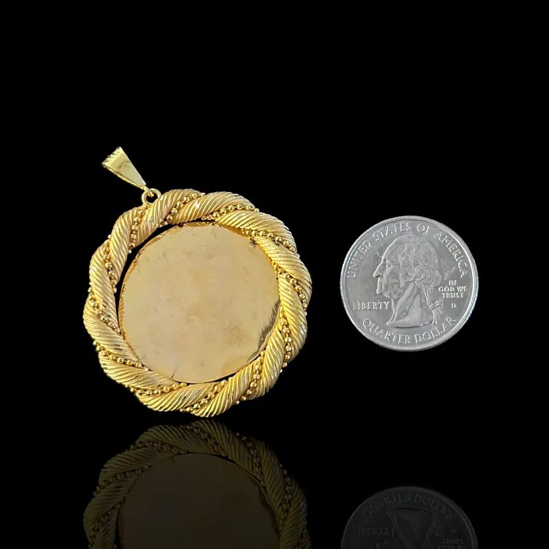 21K Solid Gold Pendant