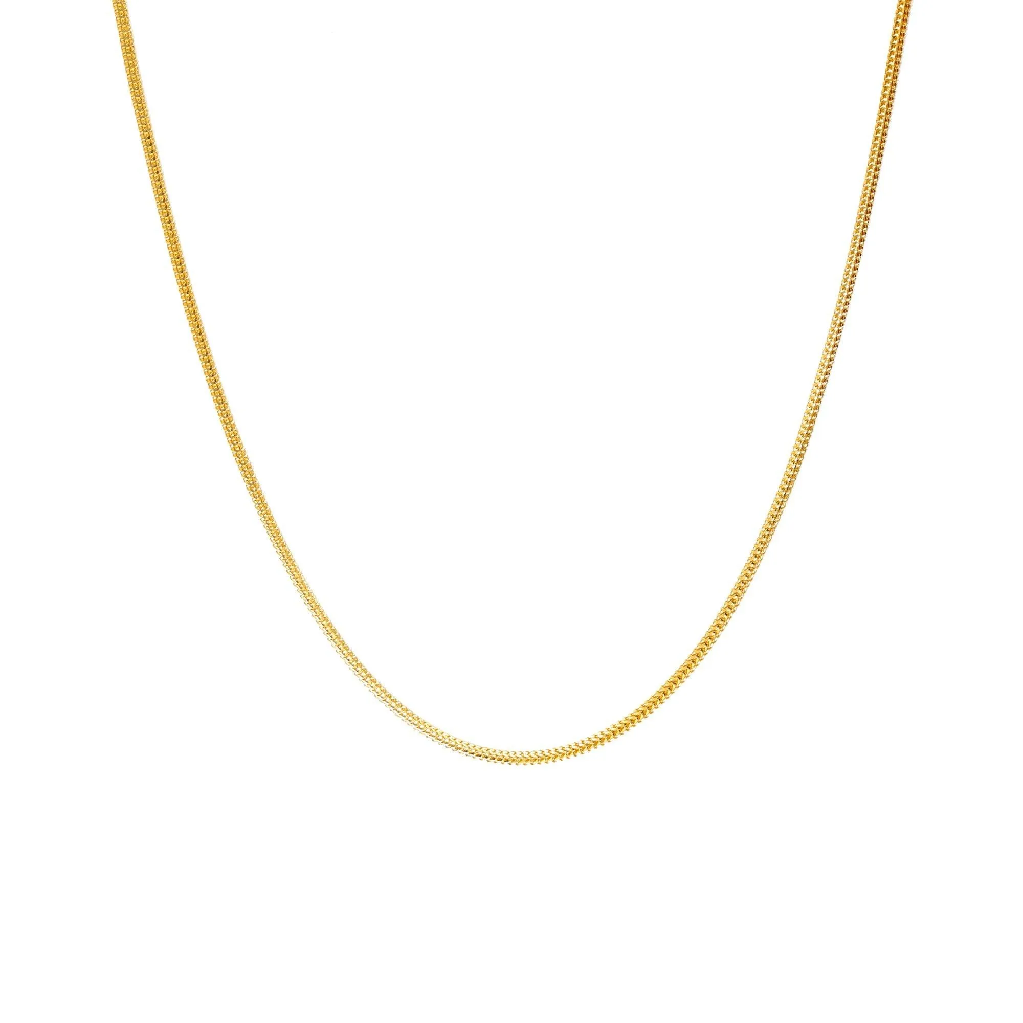 22K Yellow Gold Minimalist Chain