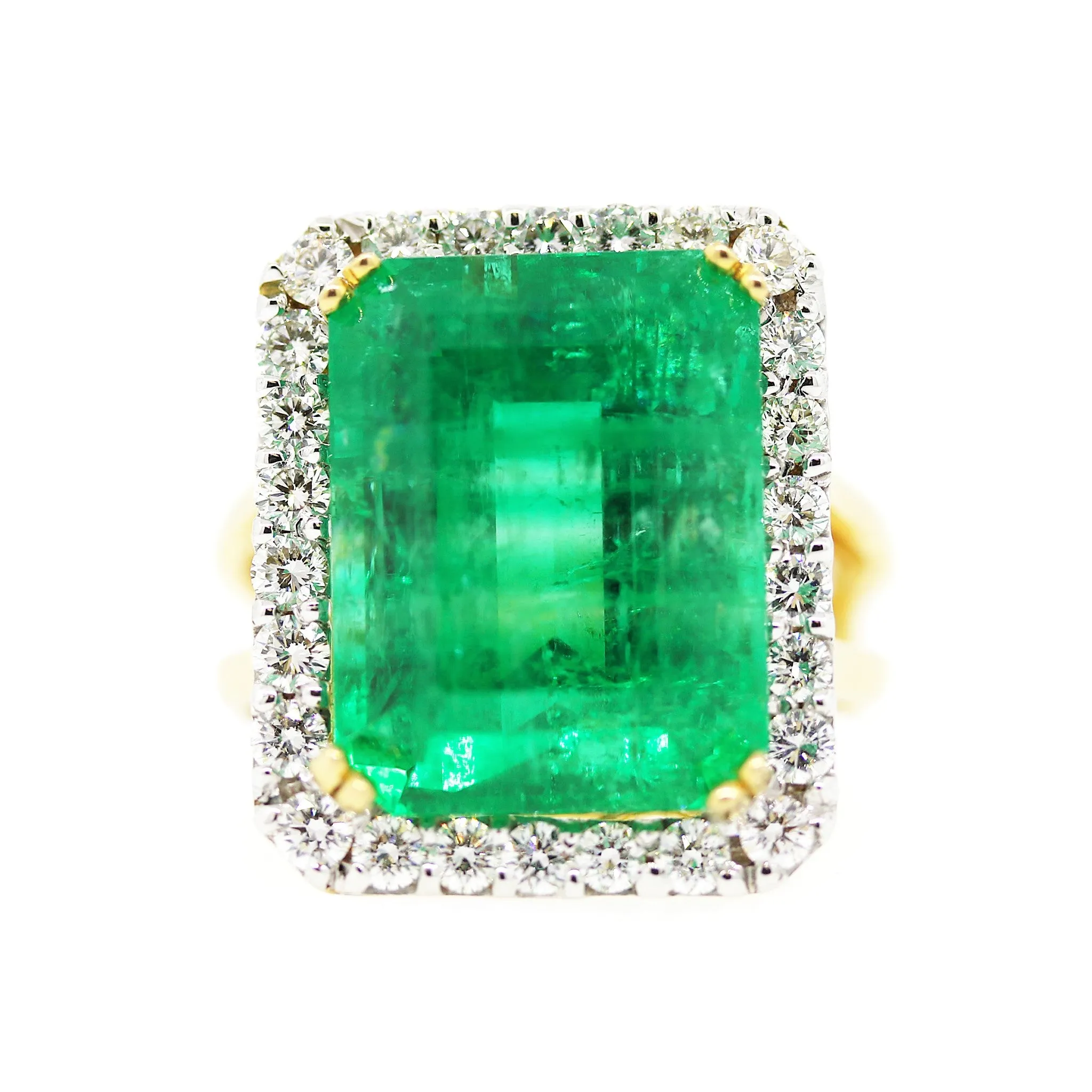 AGL Certified Natural Emerald Ring