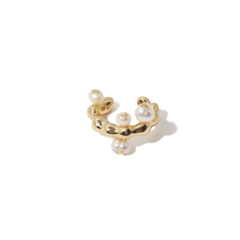 Amelia Gold Foil Single Ear Clip