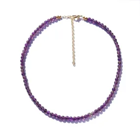 Amethyst Beaded Necklace