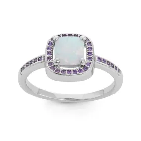 Amethyst Frame Ring