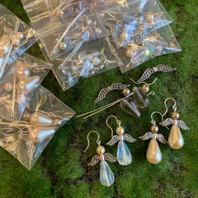 Angel Earring Kits and Finished Earrings