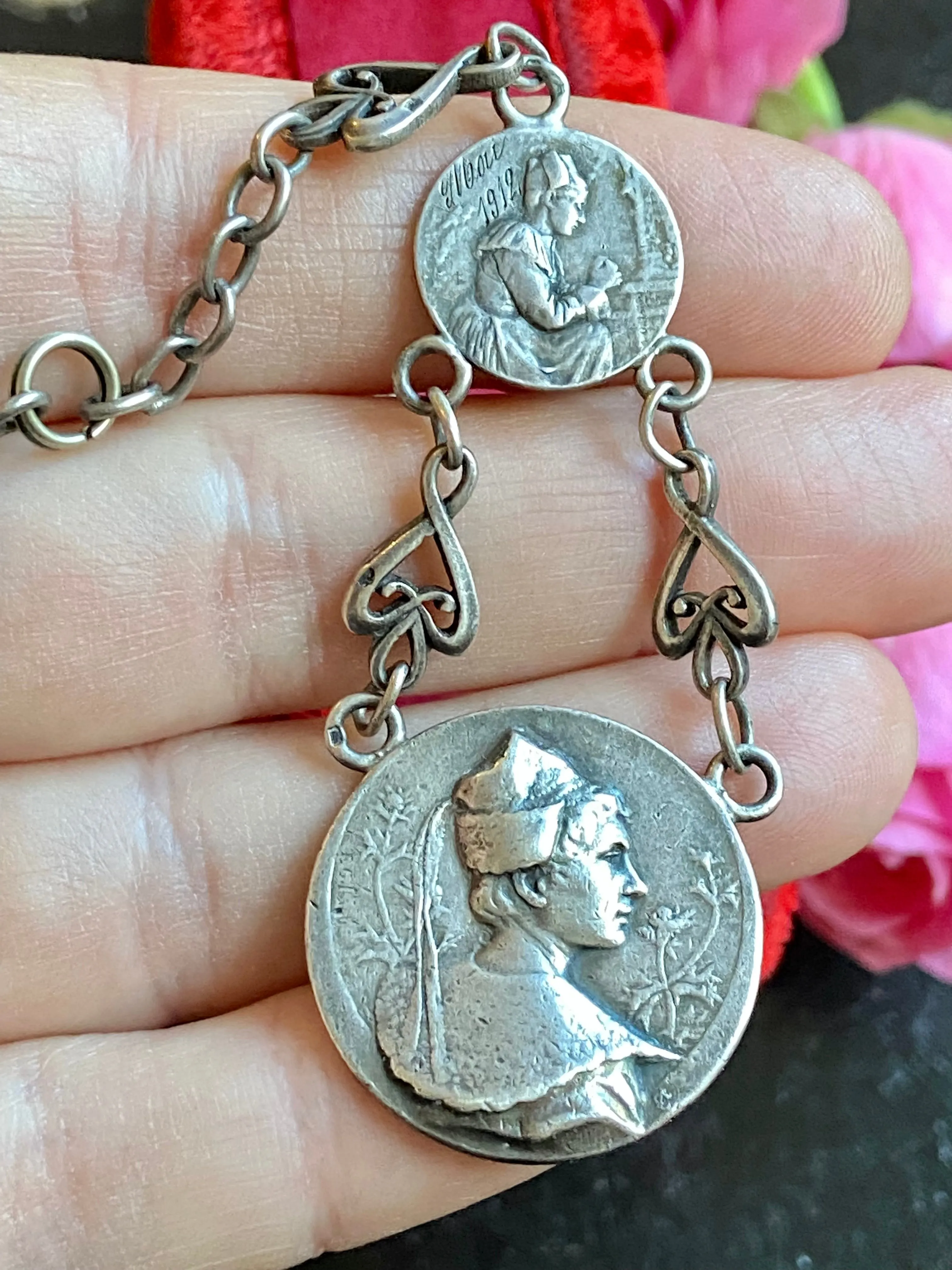 Antique French Silver Chatelaine