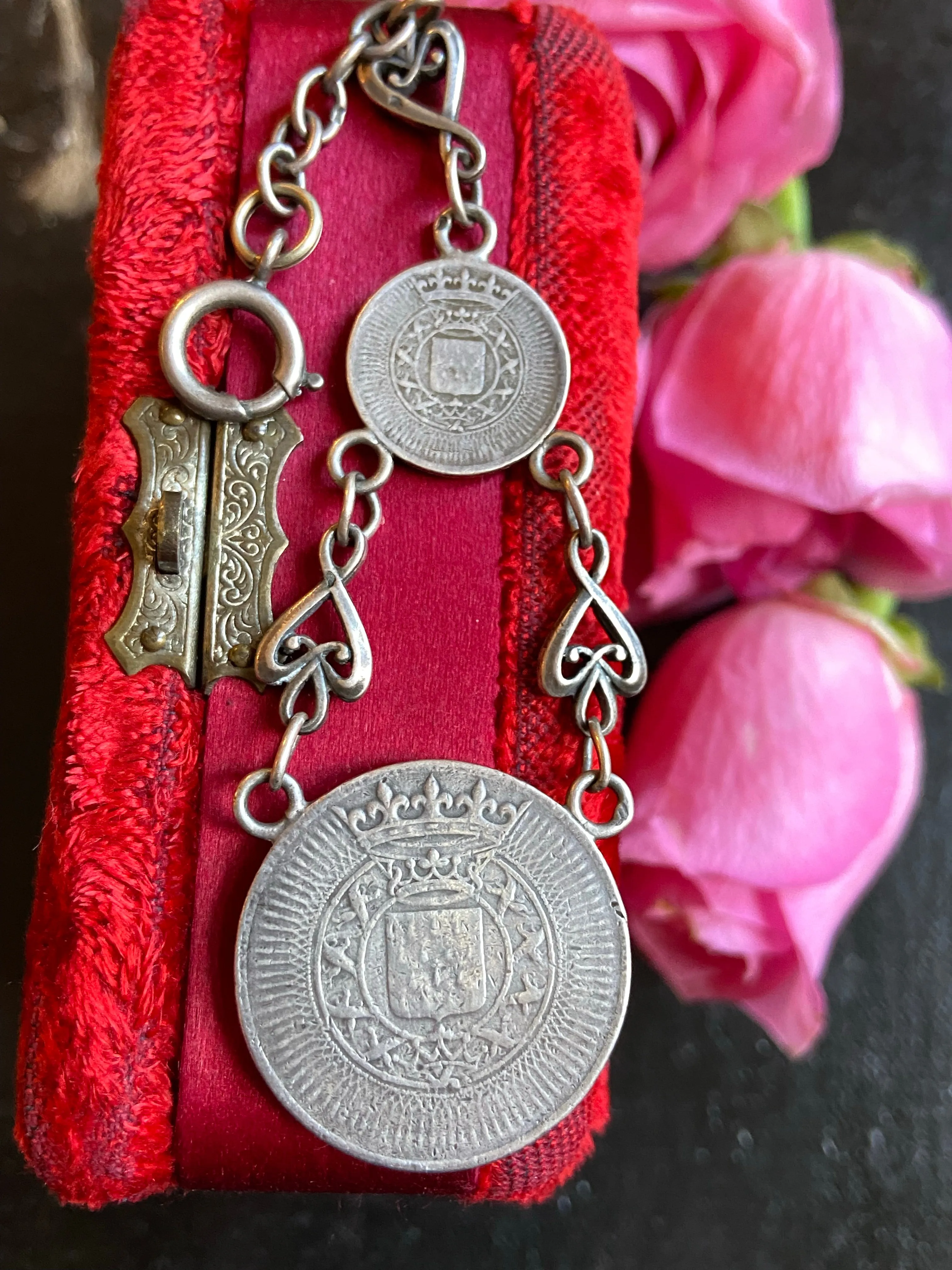 Antique French Silver Chatelaine