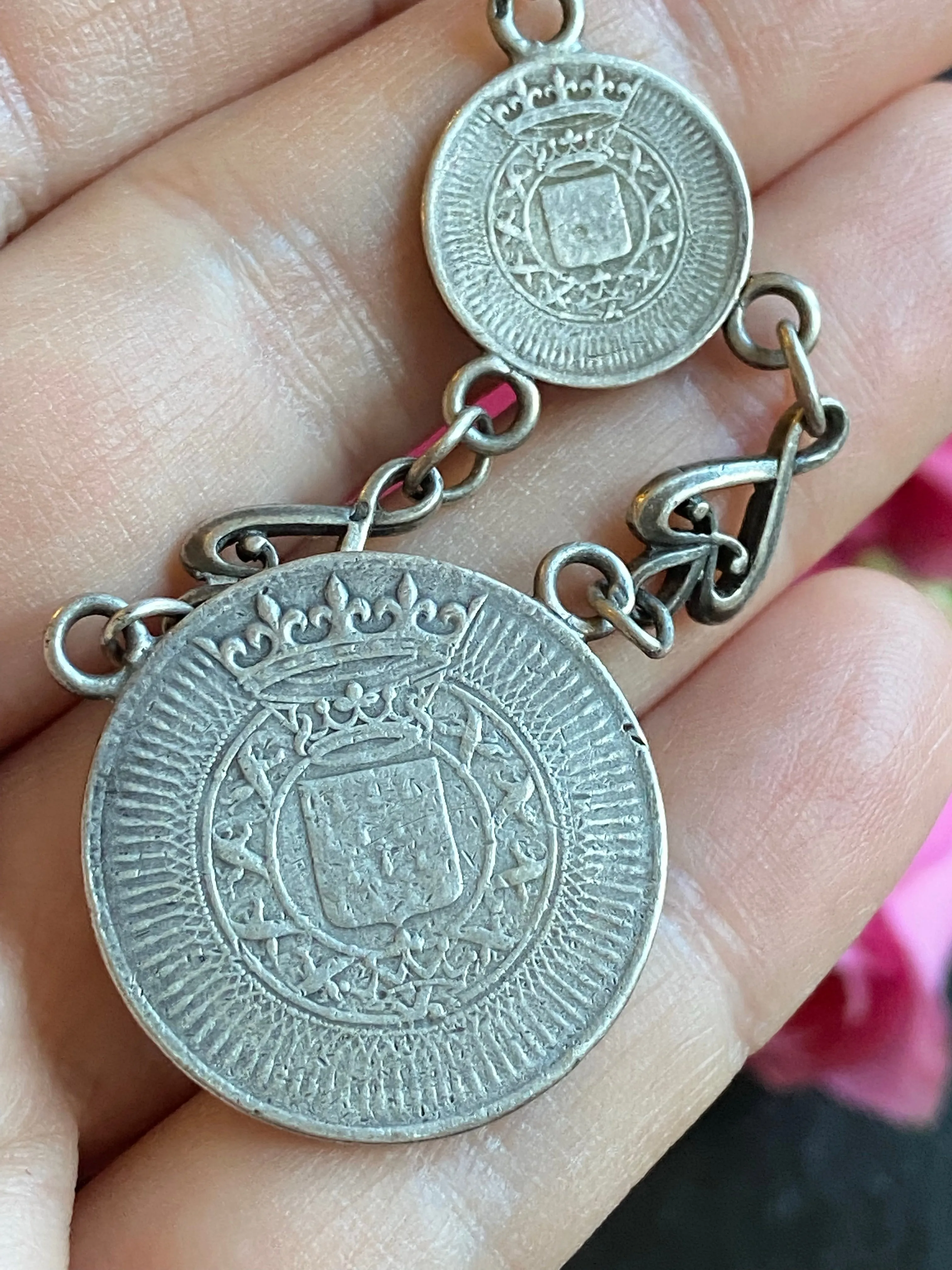 Antique French Silver Chatelaine