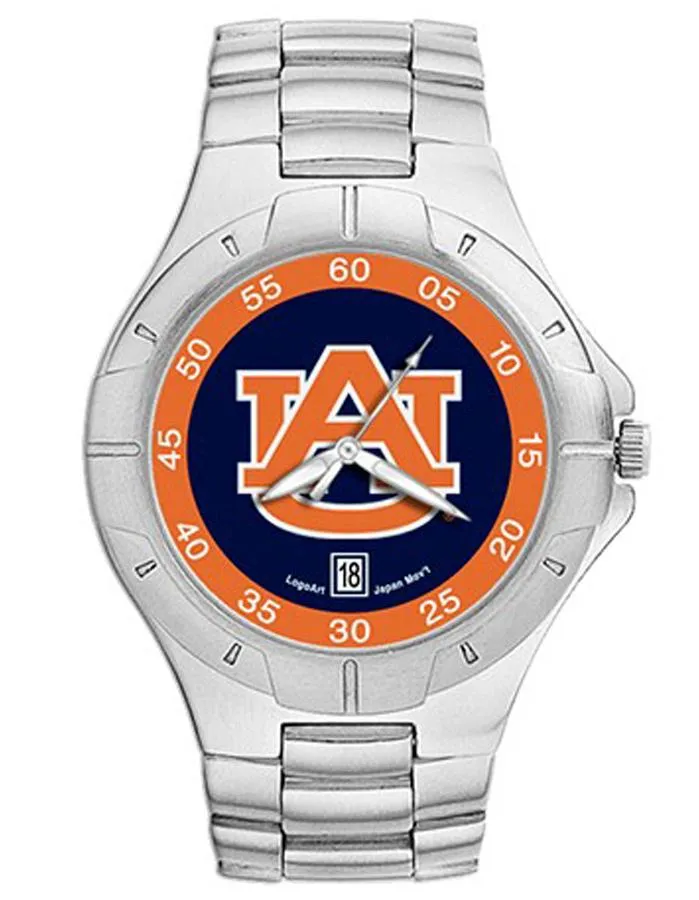 Auburn University PRO II Mens Watch - Logo Dial - Bracelet