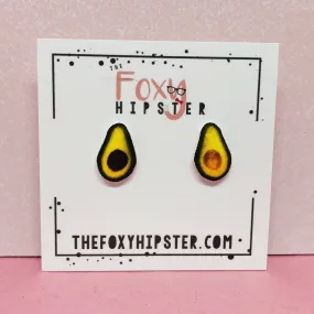 Avocado Stud Earrings