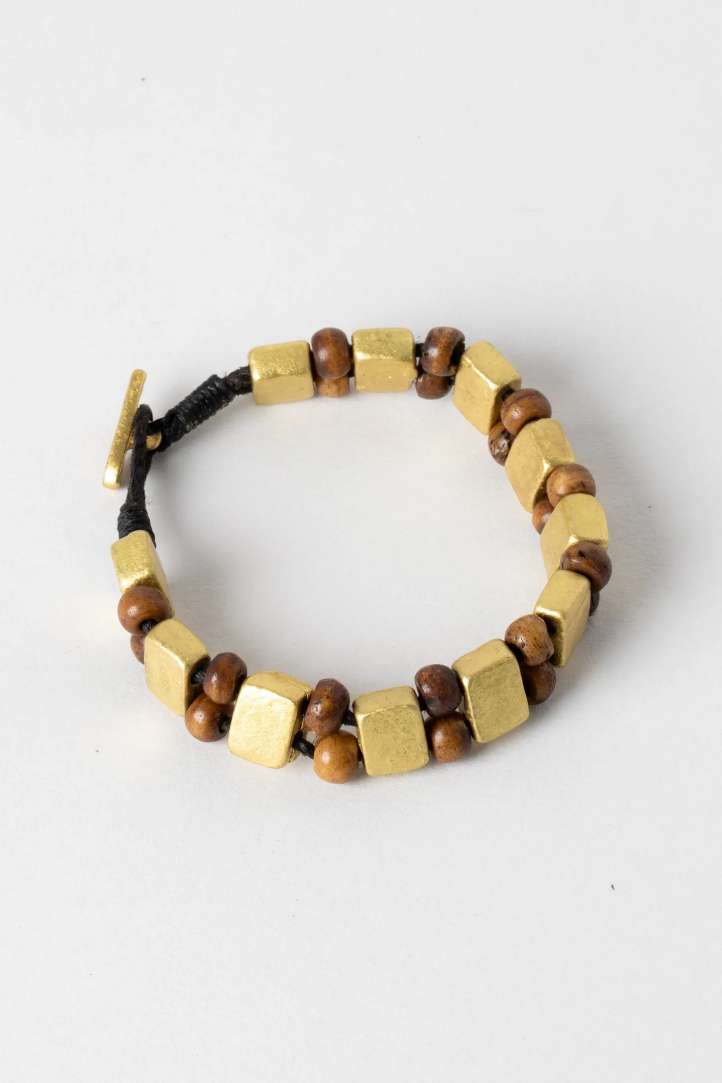 Barmana Brass Bone Clasp Bracelet