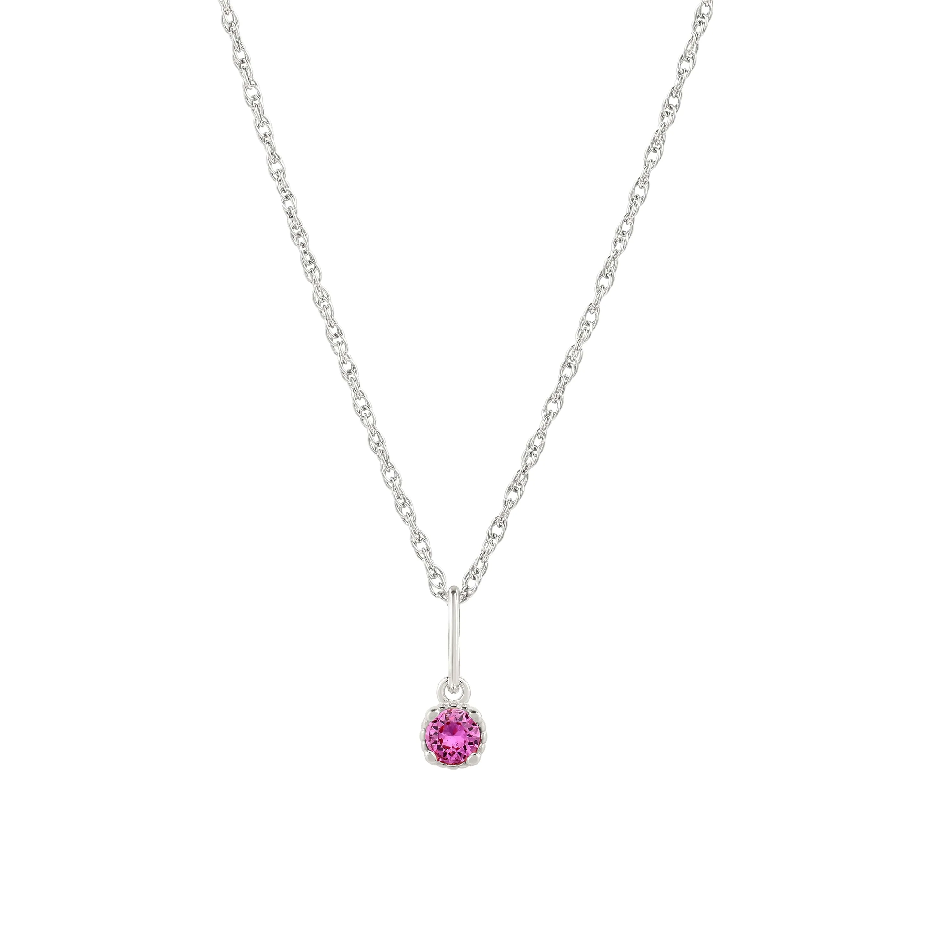 Birthstone Pendant Necklace