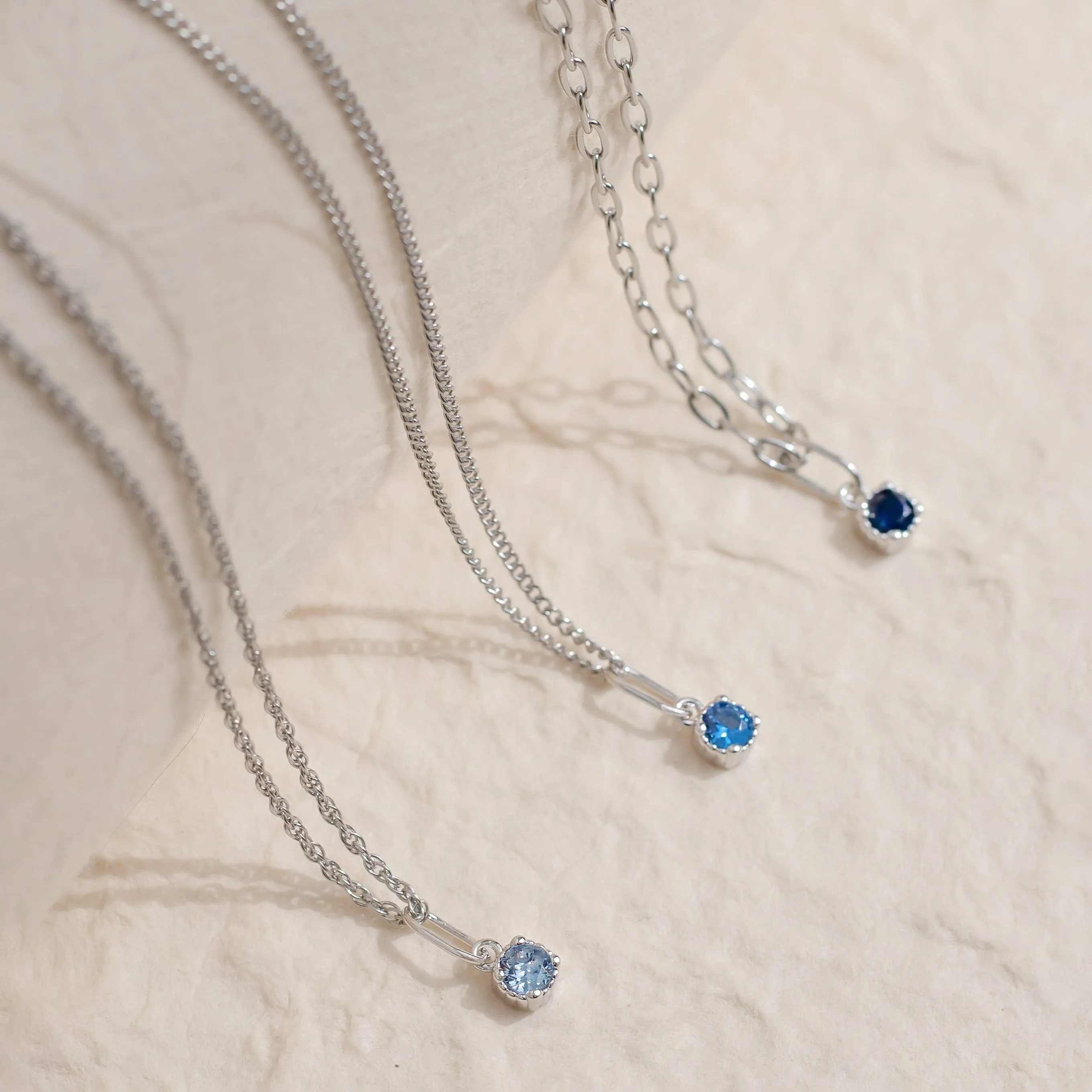 Birthstone Pendant Necklace