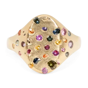 Blossom Crush Signet Ring - Size 6 - 11567