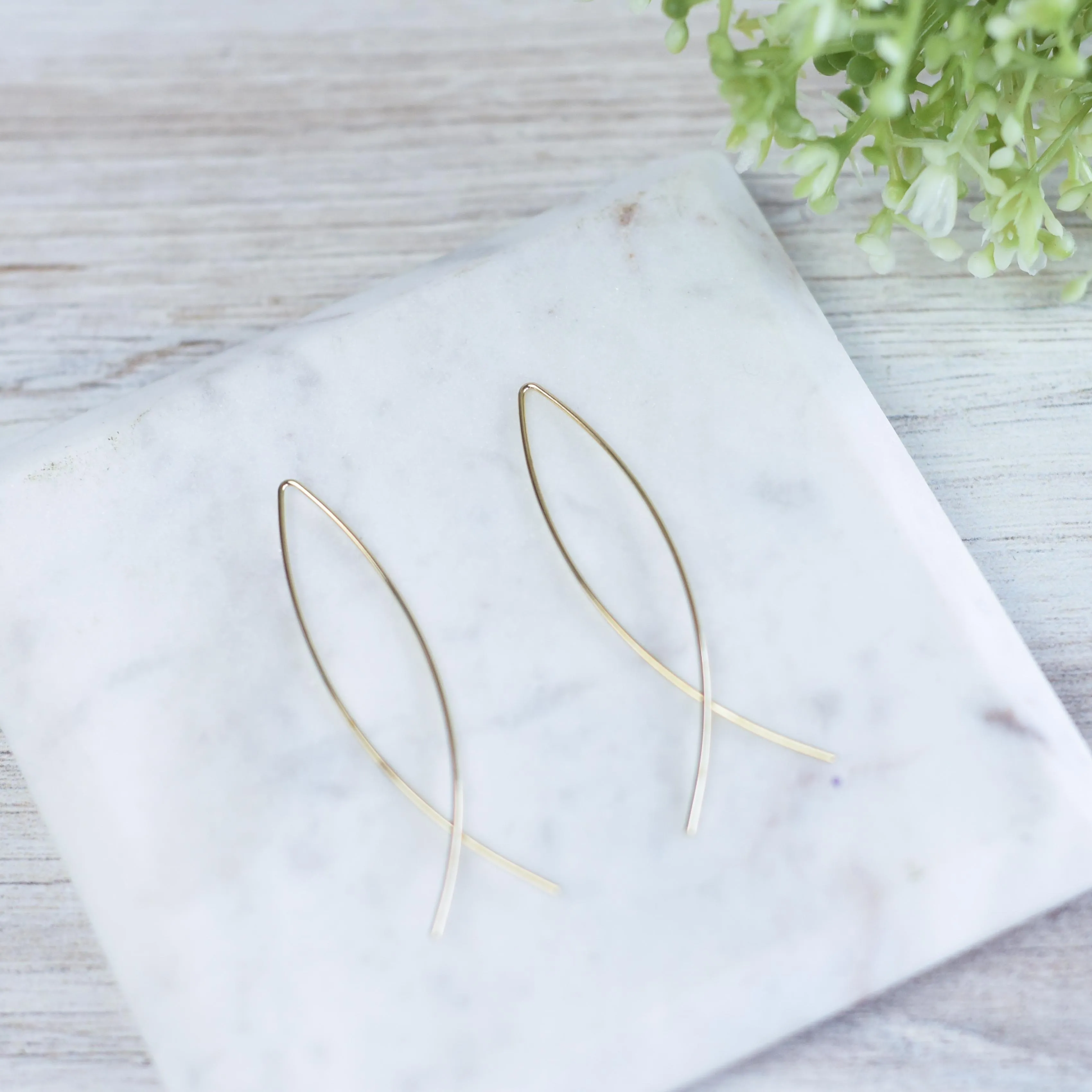 Brooke Threader Wire Dangle Earrings