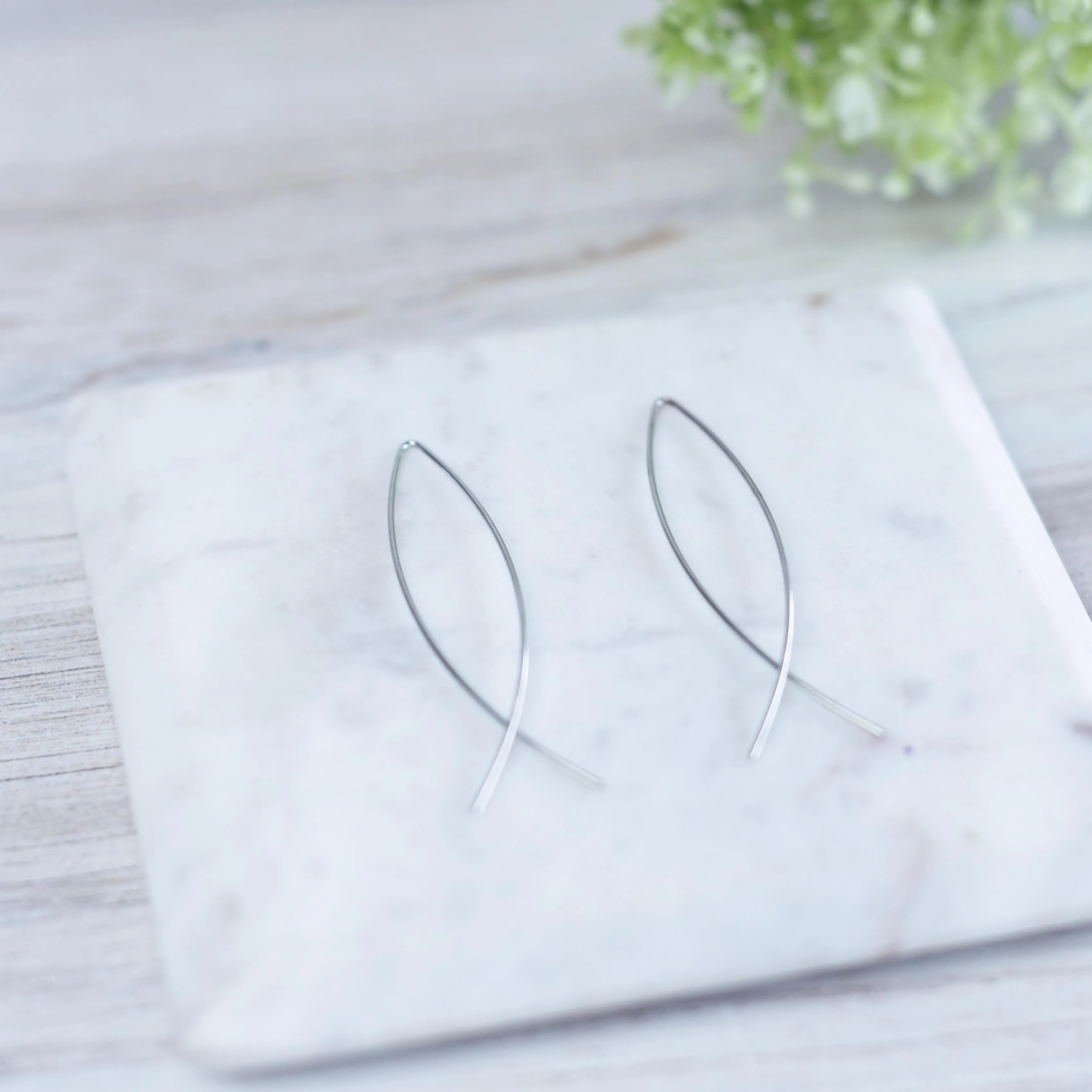 Brooke Threader Wire Dangle Earrings