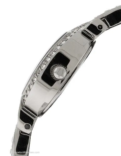 Bulova Ladies Petite Crystal Dress Watch - Stainless Steel - Mother of Pearl