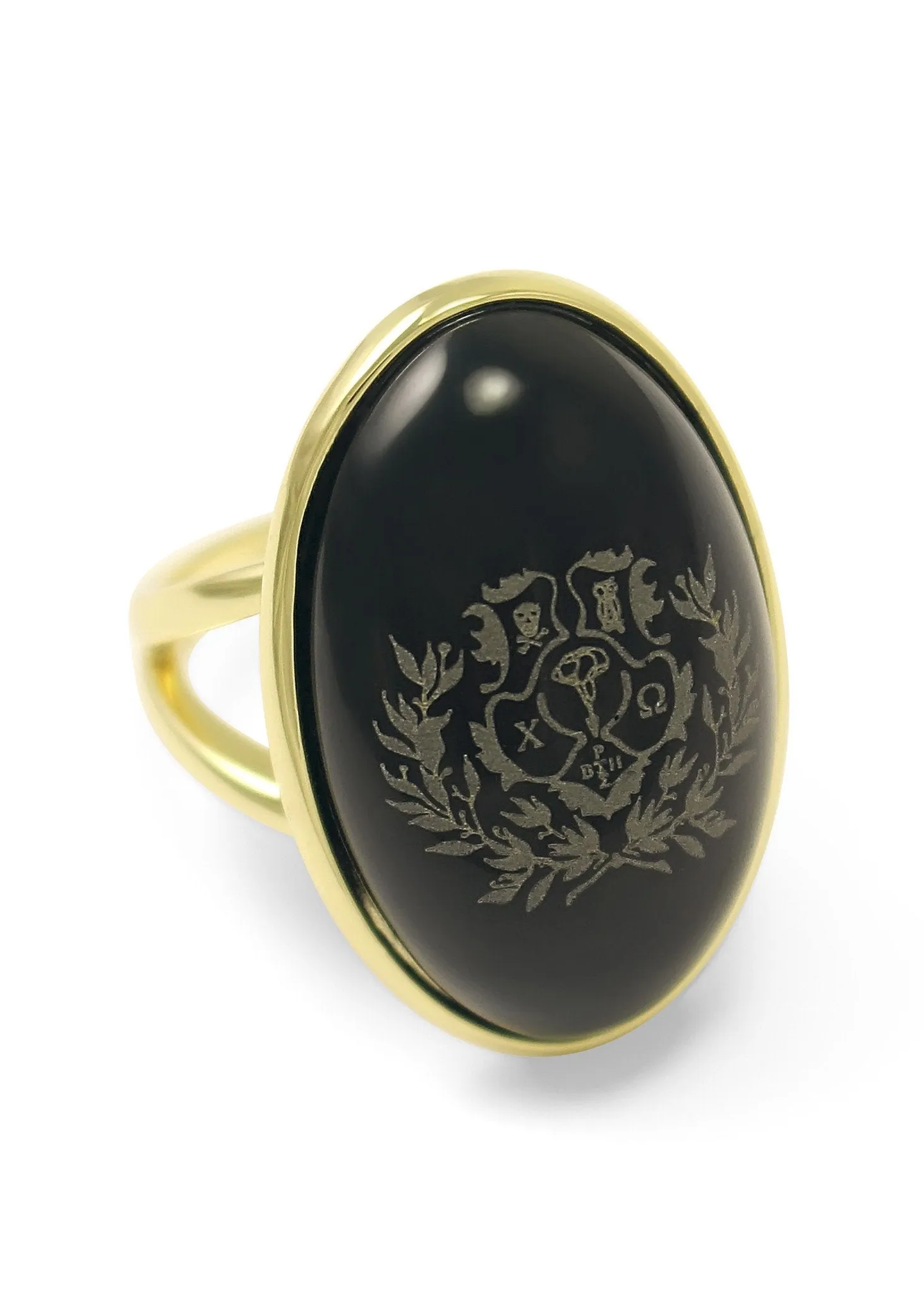 Chi Omega Crest Duchess Ring