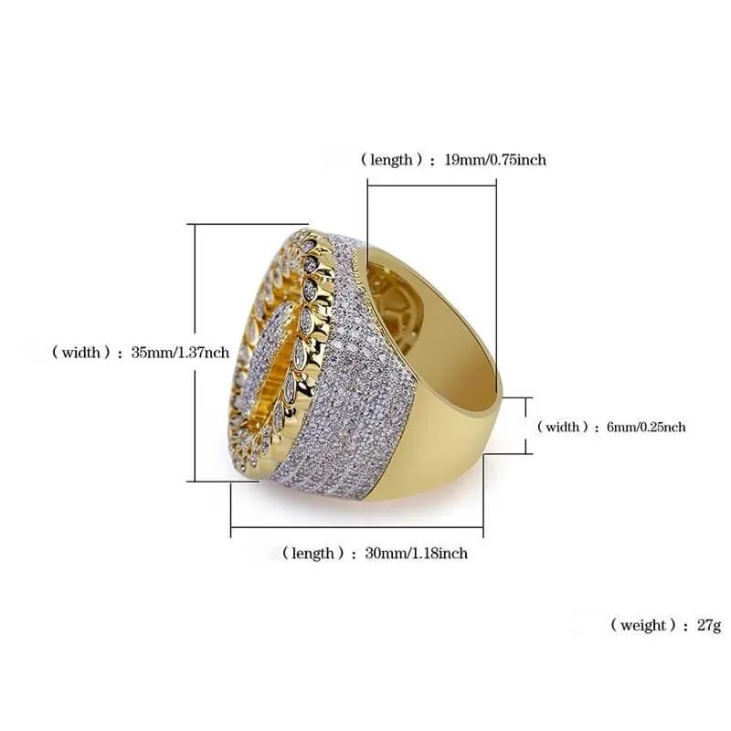 Christian prayer gesture ring