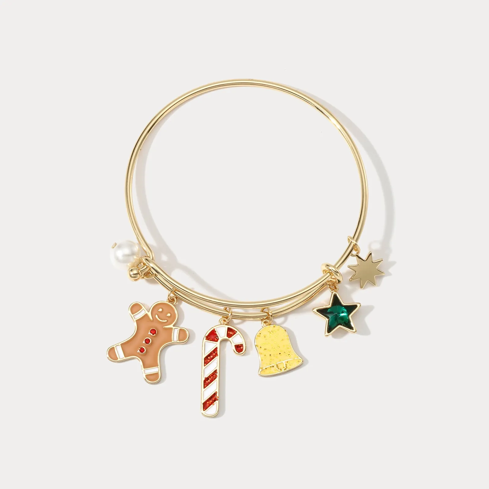 Christmas Gingerbread Man Bracelet