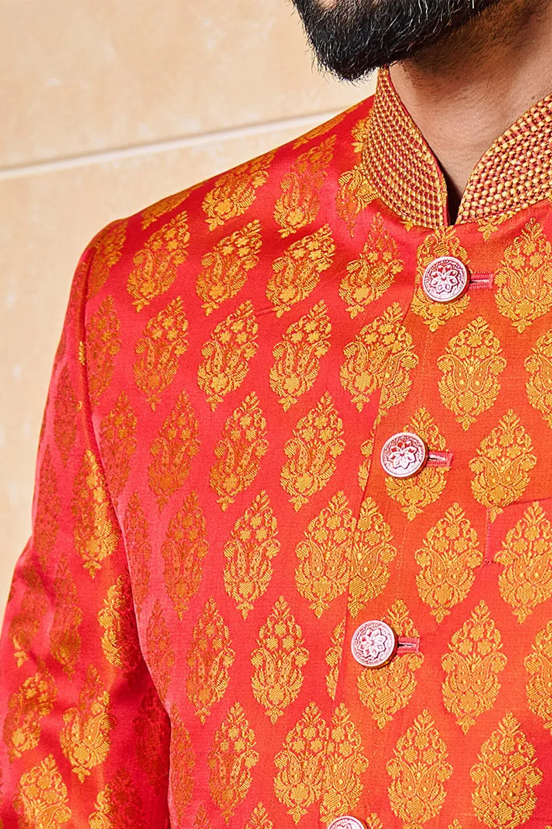 Clasic Brocade Achkan