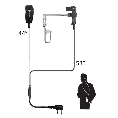 Code Red Headsets Investigator Two-Wire Microphone