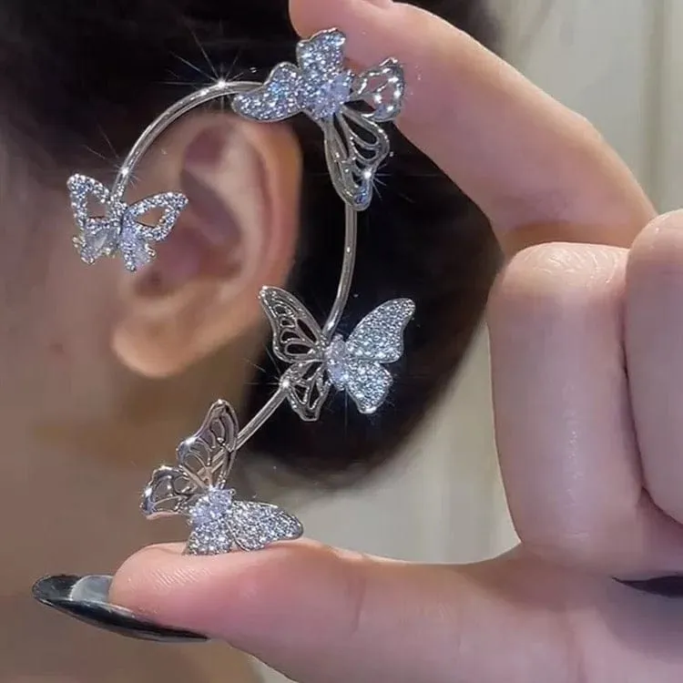 CZ Butterfly Ear Cuff