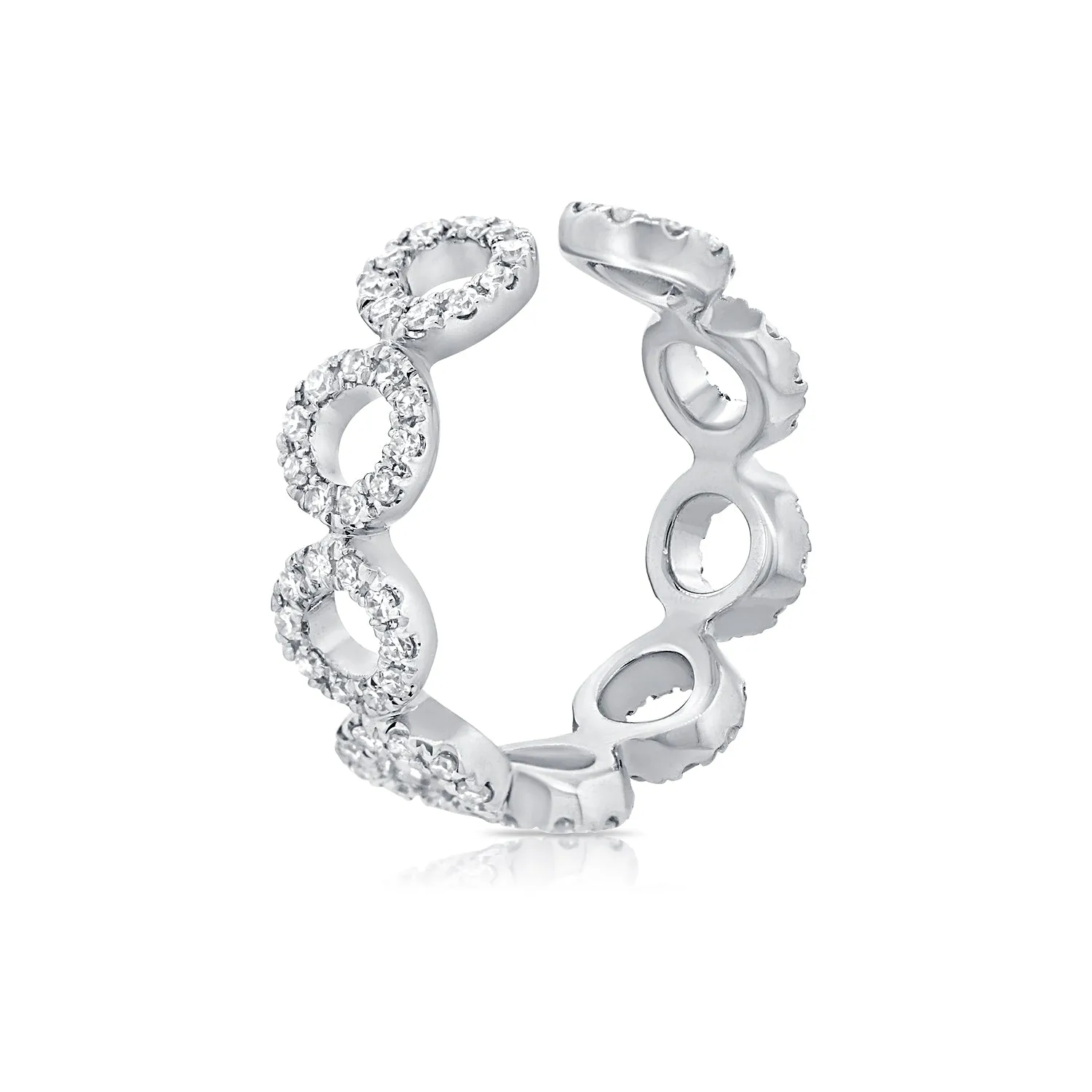 Diamond Circular Ear Cuff