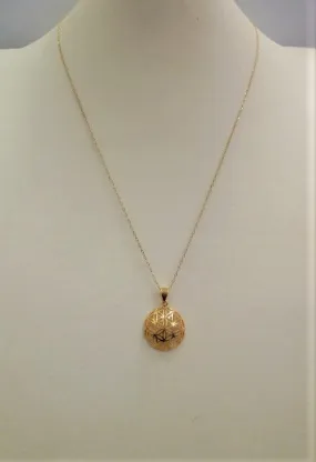 Domed Lattice Pendant