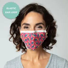 Eiko Berry 100% Cotton Face Mask - Reusable & Made in the USA!