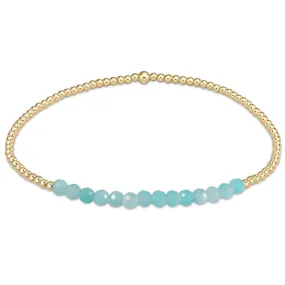 ENewton 2mm Gold Amazonite  Bliss Bracelet