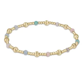 ENewton Hot Mess 4mm Gemstone Dignity Sincerity Gold Bracelet