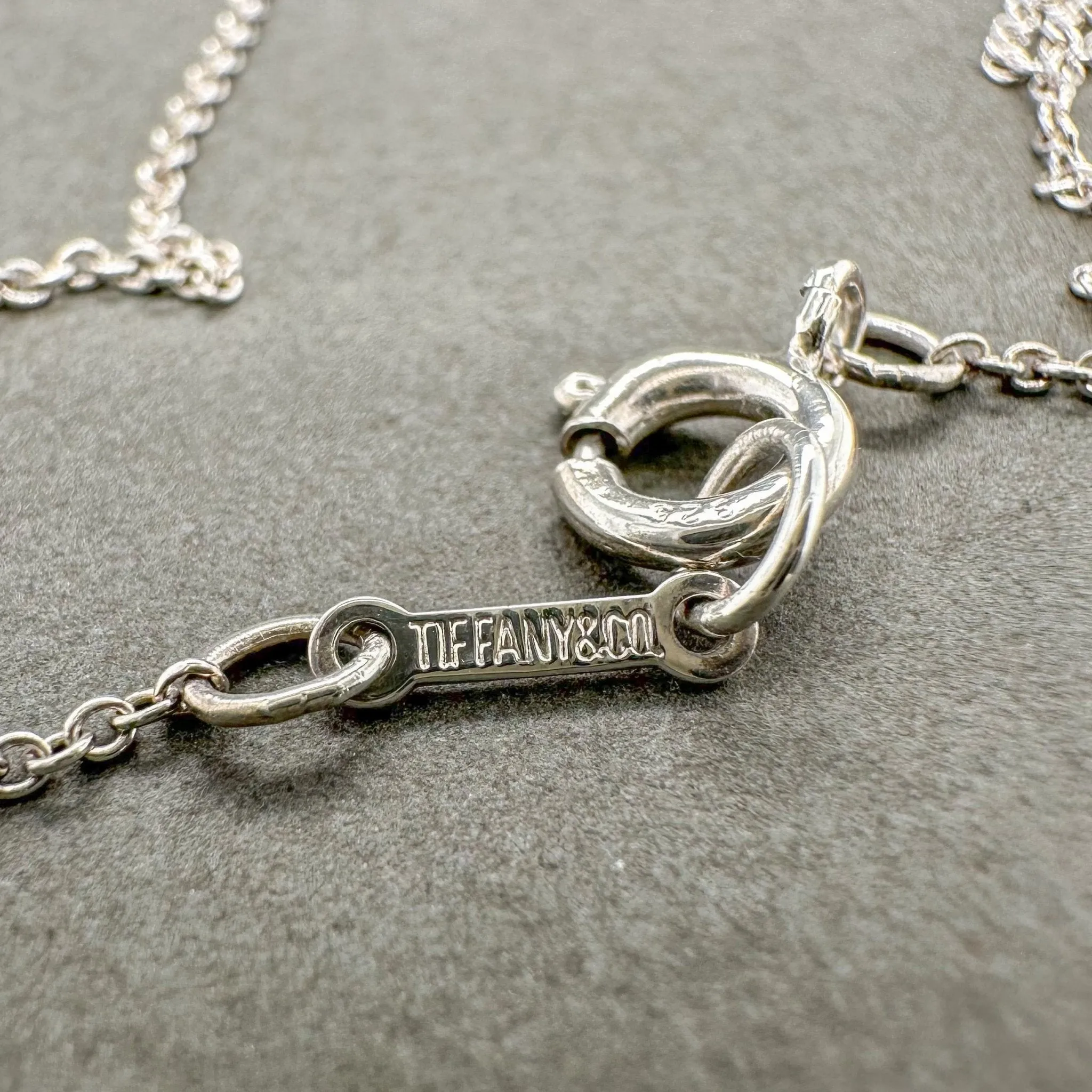 Estate Tiffany & Co. SS Elsa Peretti Bean Pendant