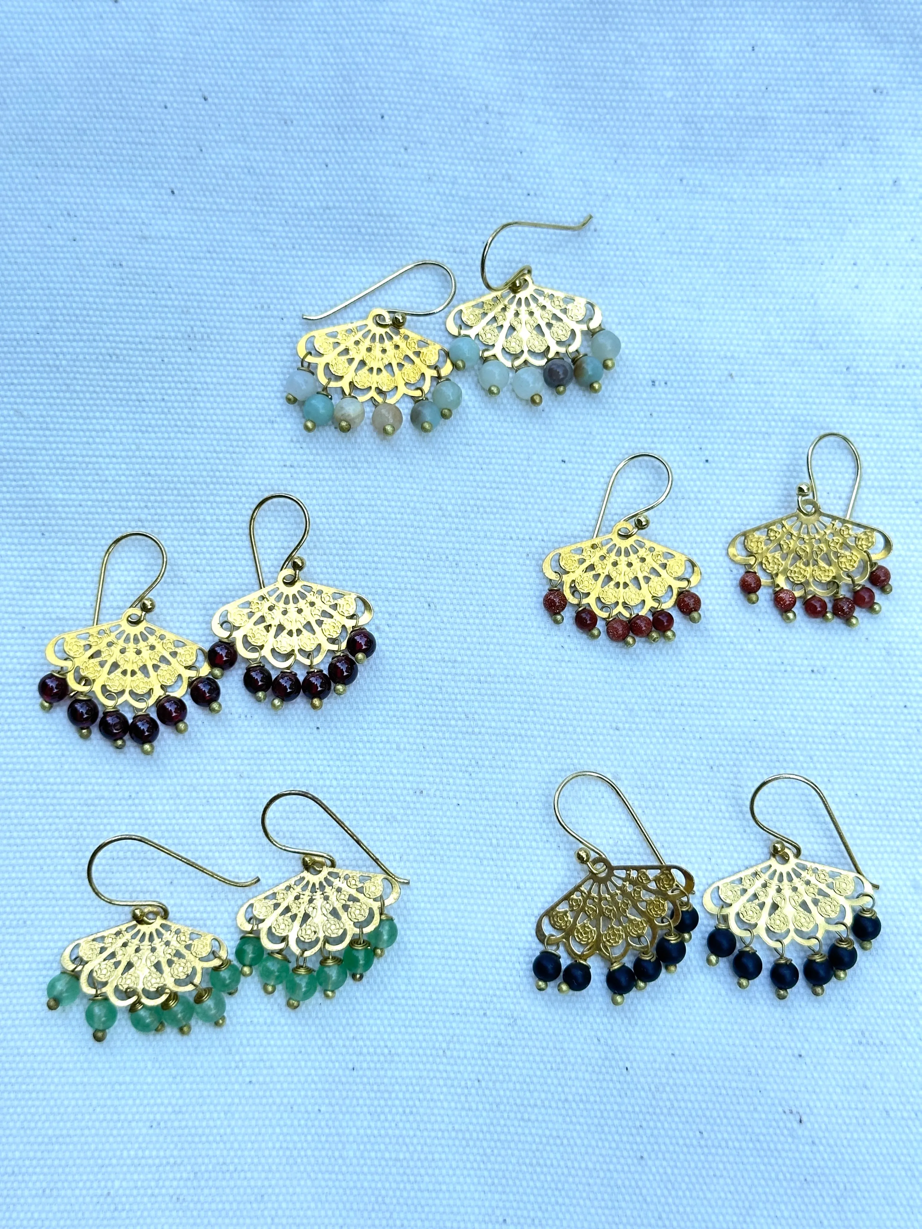 Fan Earrings