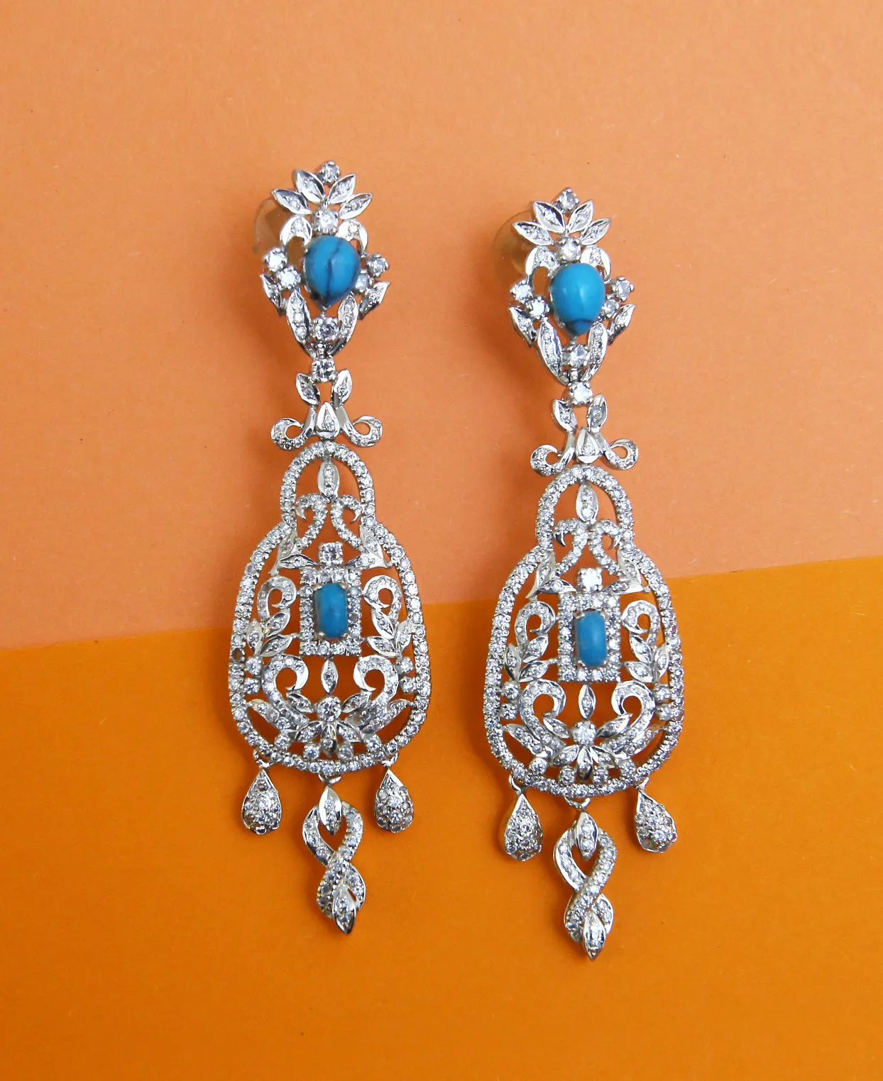 Feroza Egyptian Earrings