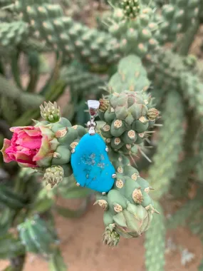 Freeform Turquoise pendant