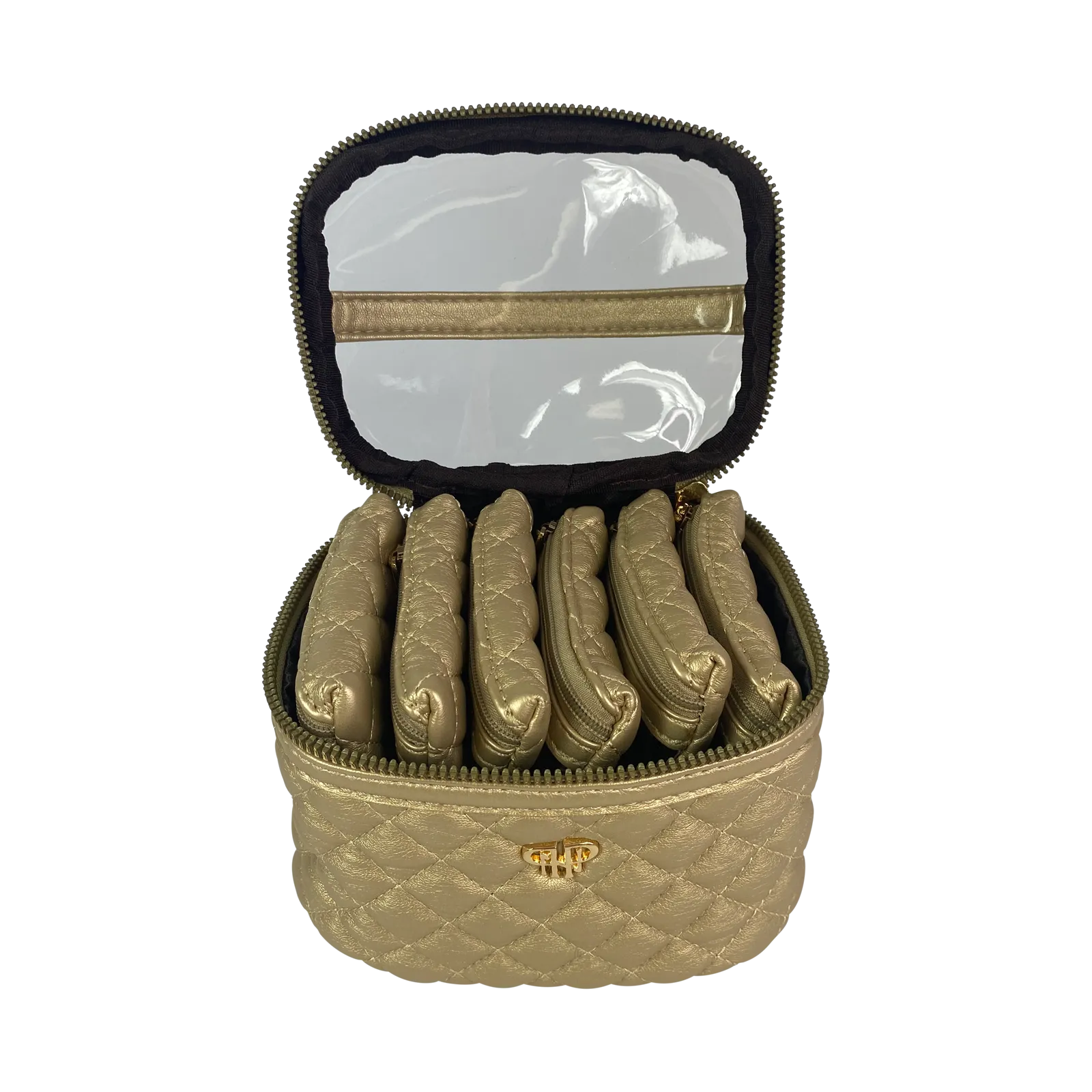 Getaway Jewelry Case - Gold Quilted