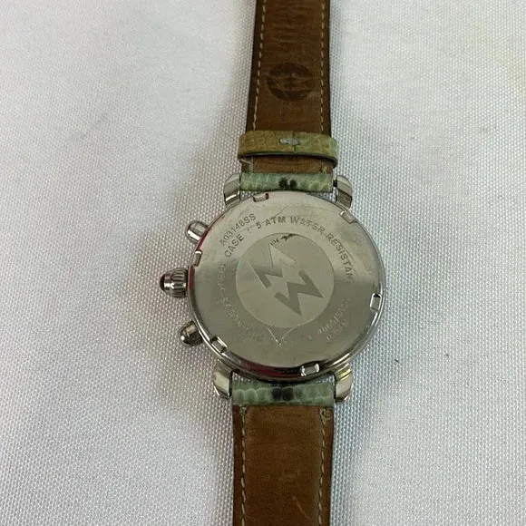 Green Mother of Pearl Face Watch