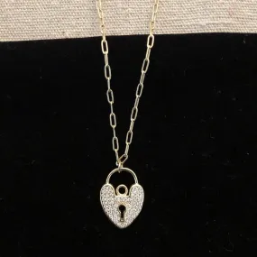 Heart Lock Necklace