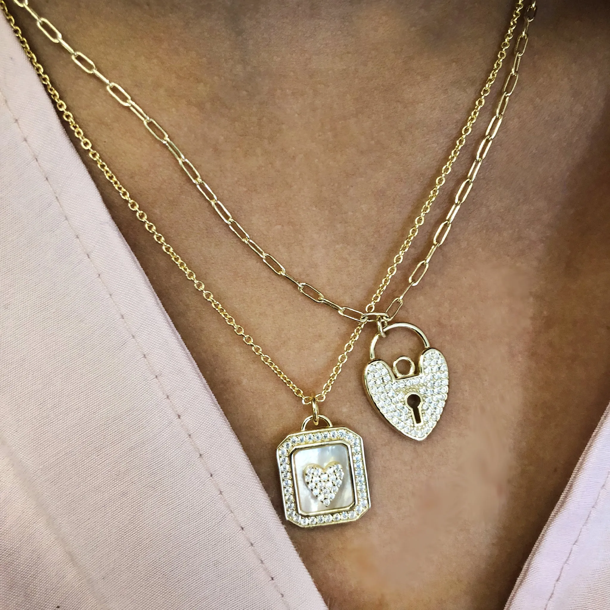 Heart Lock Necklace