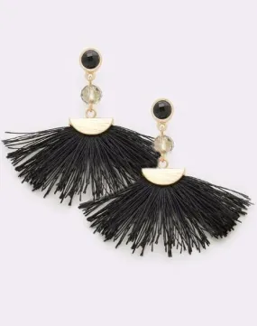 I Am a Big Fan Earring (Black)