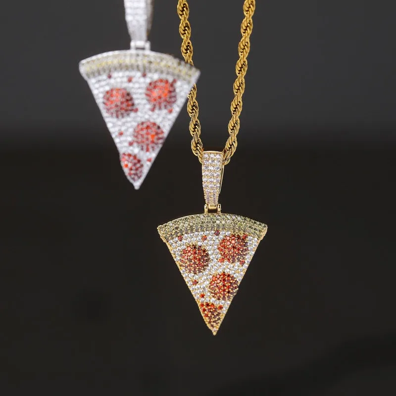 Iced Pizza pendant