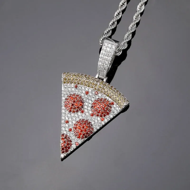 Iced Pizza pendant