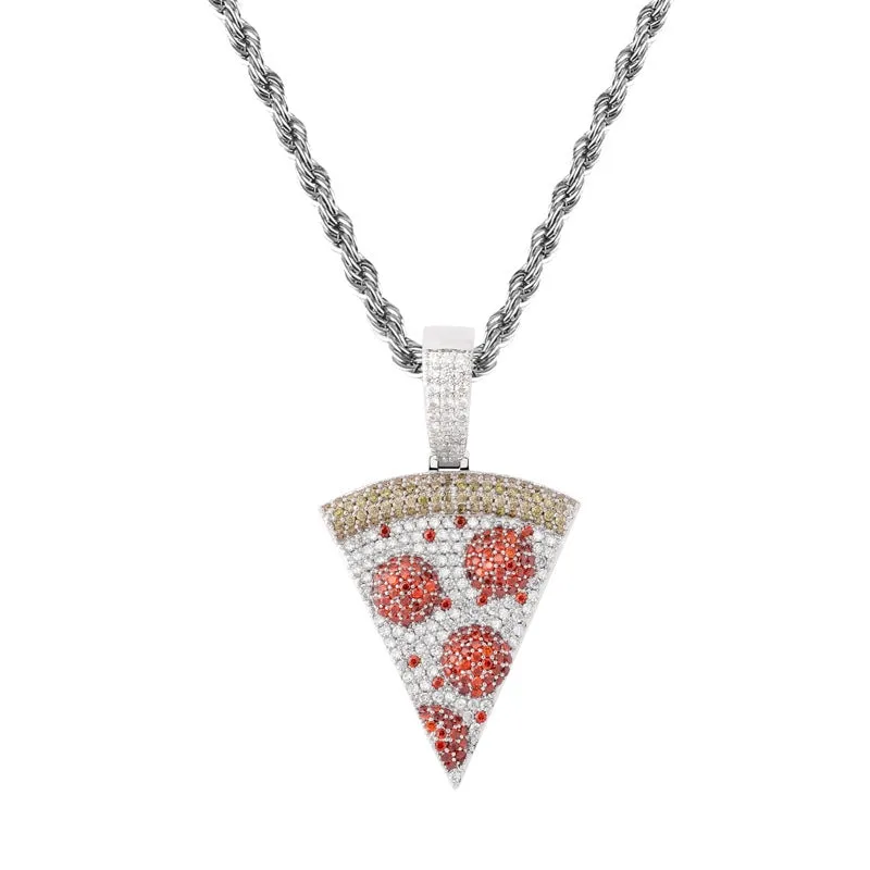 Iced Pizza pendant