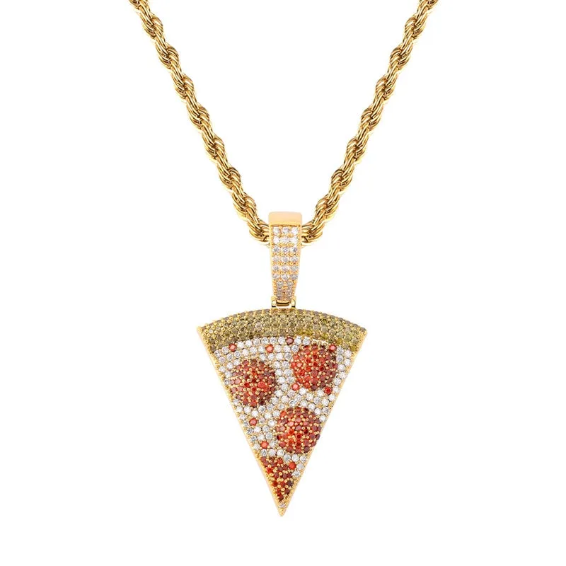 Iced Pizza pendant