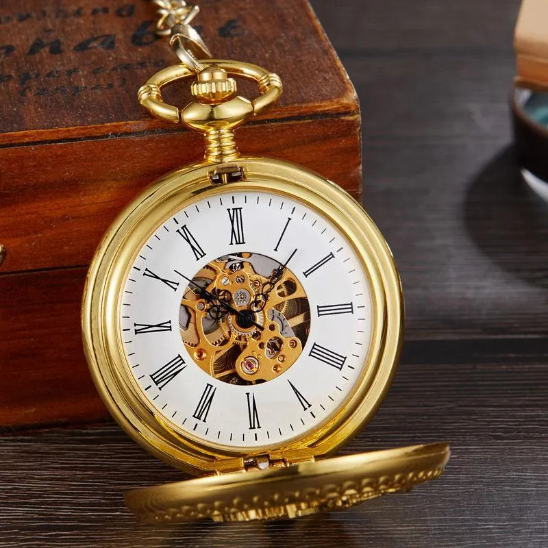 Immortal Phoenix Mechanical Pocket Watch