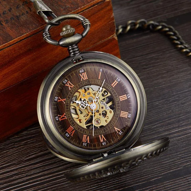 Immortal Phoenix Mechanical Pocket Watch