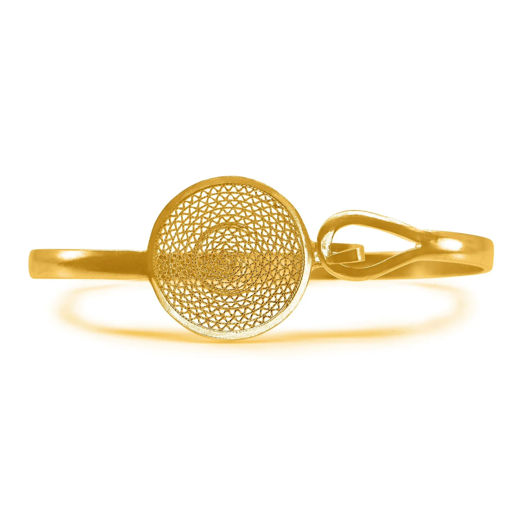 KIARA GOLD CLASP BRACELET FILIGREE