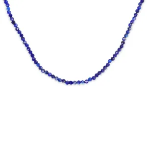 LAPIS LAZULI BEADED NECKLACE